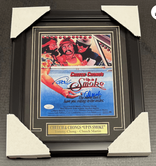 Cheech & Chong's Up in Smoke Tommy / Martin Autographed Framed 8x10 Photo