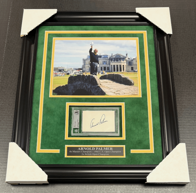 Arnold Palmer Signed Autographed Index BAS Beckett Framed 8x10 Photo