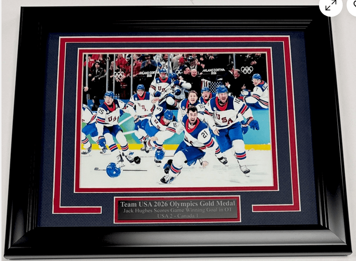 2026 USA Hockey Gold Medal Win Olympics Team Photo 8x10