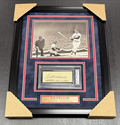 Ted Williams Boston Red Sox Autographed Authentic PSA 8 SLAB Framed 8x10 Photo
