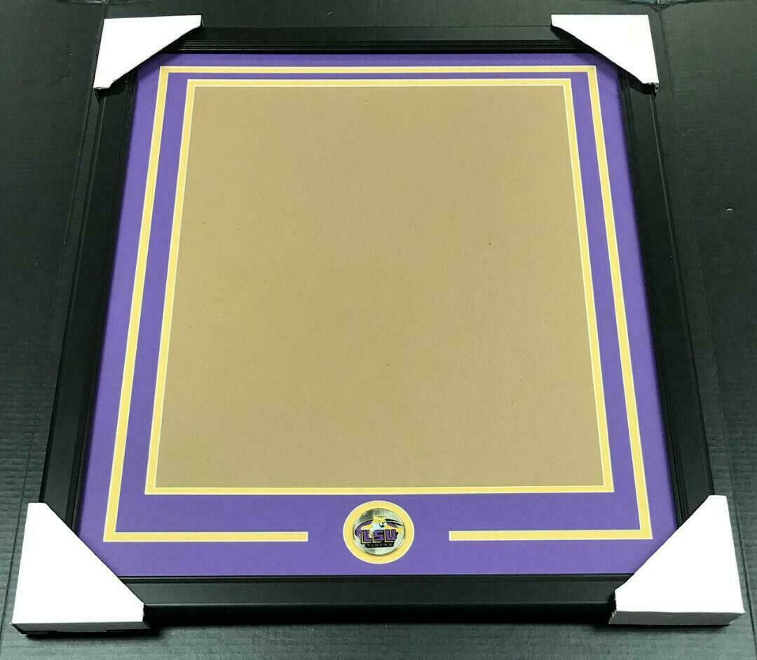 LSU Tigers 2019 National Champions 16x20 Vertical Medallion Frame Kit