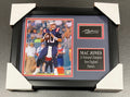 Mac Jones New England Patriots Facsimile Autograph Framed 8x10 Photo
