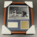 Mickey Mantle Autographed Cut Signature Facsimile Reprint Framed 8x10 Photo