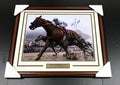 Mike Smith Autographed Justify PREAKNESS Framed 16x20 Photo