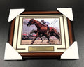 Mike Smith Autographed Justify PREAKNESS Framed 8x10 Photo