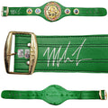 Mike Tyson Autographed Green WBC World Championship Belt Beckett Witness