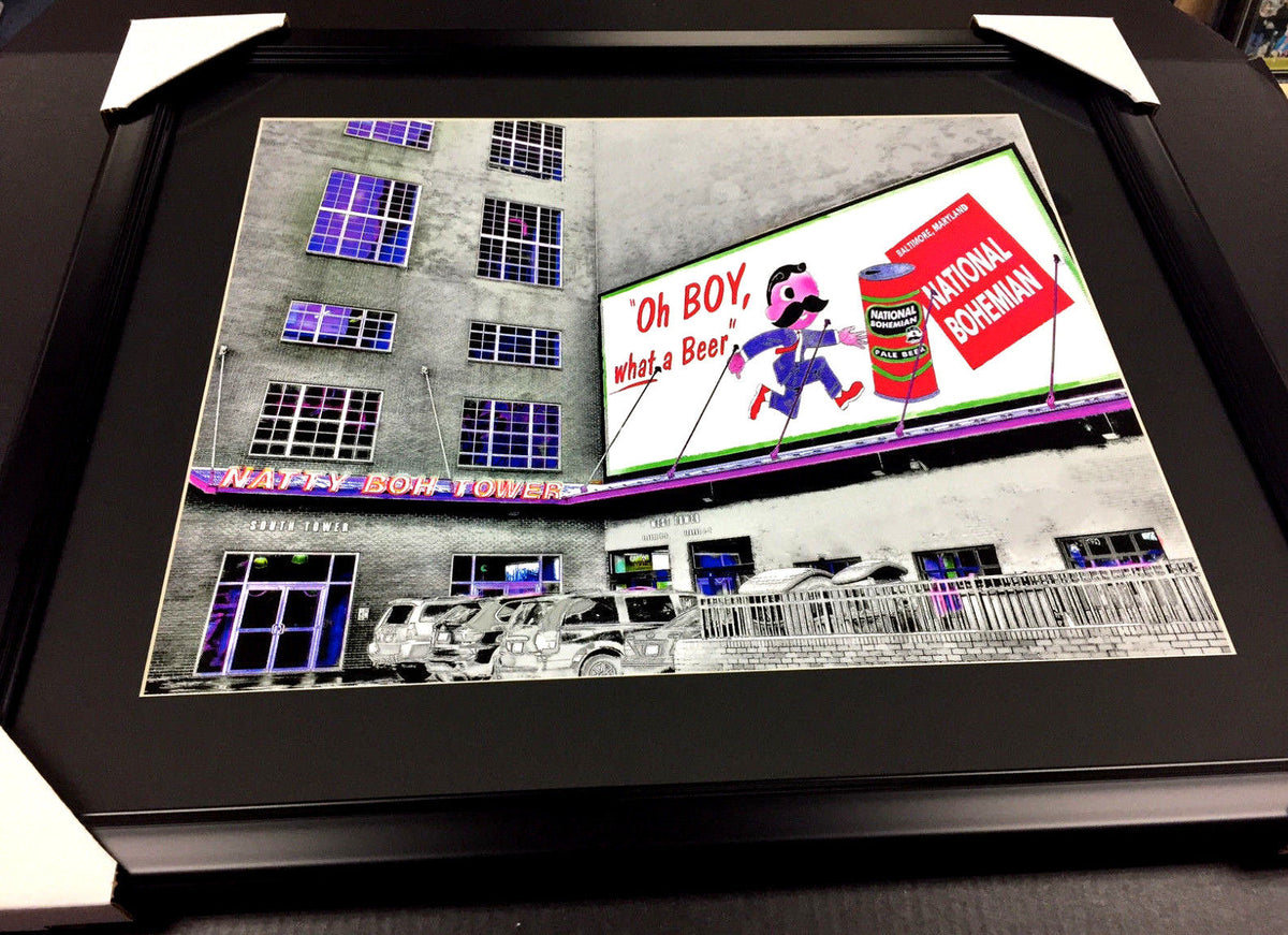National Bohemian Natty Boh Tower Baltimore MD 16x20 Photo by Local Artist