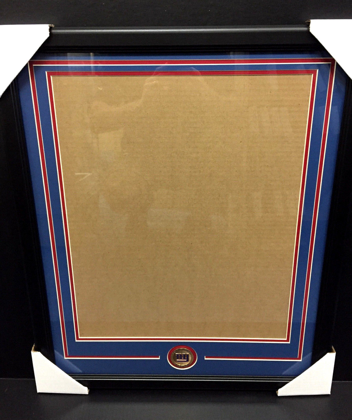 New York Giants Medallion Frame Kit 16x20 Photo Double Mat Vertical
