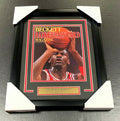Michael Jordan Chicago Bulls Full Magazine #1 Issue Beckett Framed 8x10 Photo