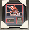 Sylvester Stallone Laser Engraved Autograph Rocky Balboa 8x10 Framed Photo