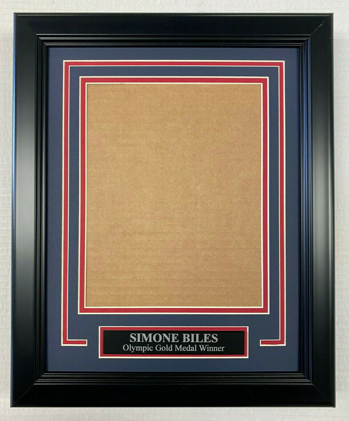 Simone Biles USA Gold Medal Olympics Framed Photo Kit 8x10 Vertical