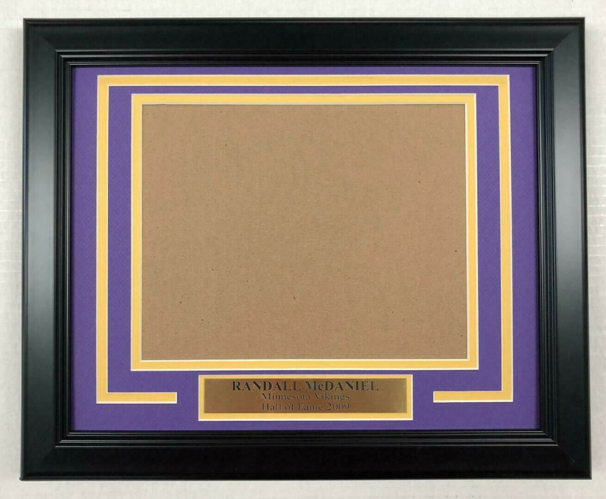 Randall McDaniel Minnesota Vikings Frame Kit for Horizontal 8x10 Photo