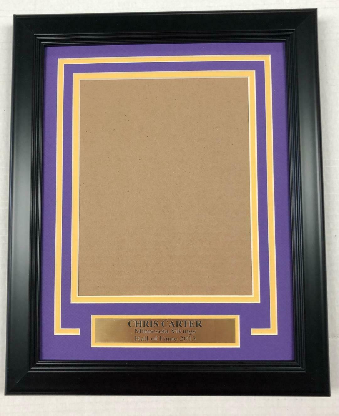 Chris Carter Minnesota Vikings Framed Kit for 8x10 Vertical Photo
