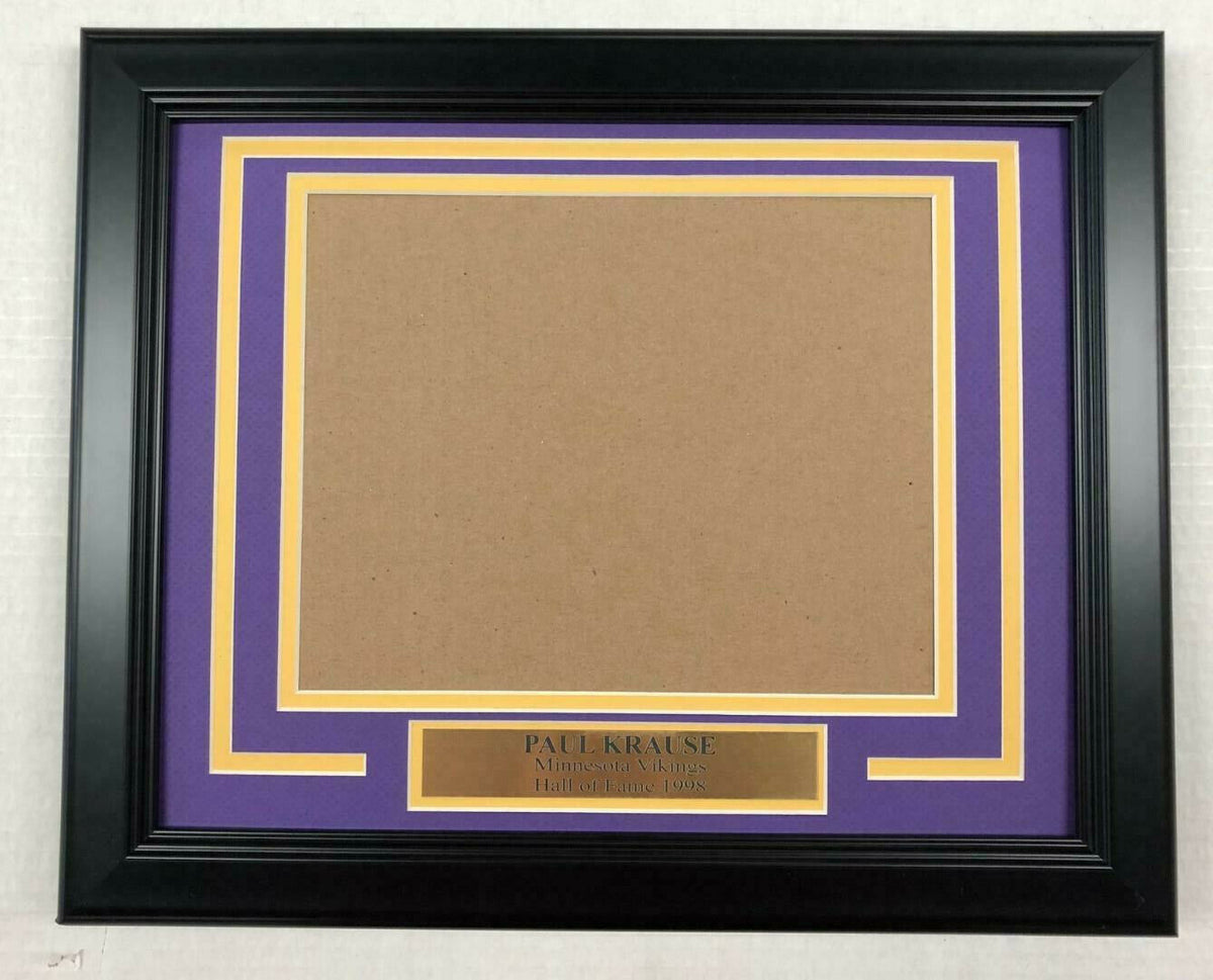 Paul Krause Minnesota Vikings Horizontal Photo Frame Kit