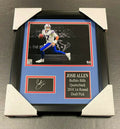 Josh Allen Buffalo Bills Laser Engraved Autograph Reprint Plate Framed 8x10 Photo