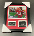 Pat Tillman Cardinals Laser Engraved Autographed Reprint Plate Framed 8x10 Photo