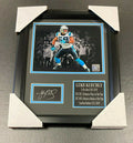 Luke Kuechly Panthers Laser Engraved Autographed RP Plate with 8x10 Photo Framed