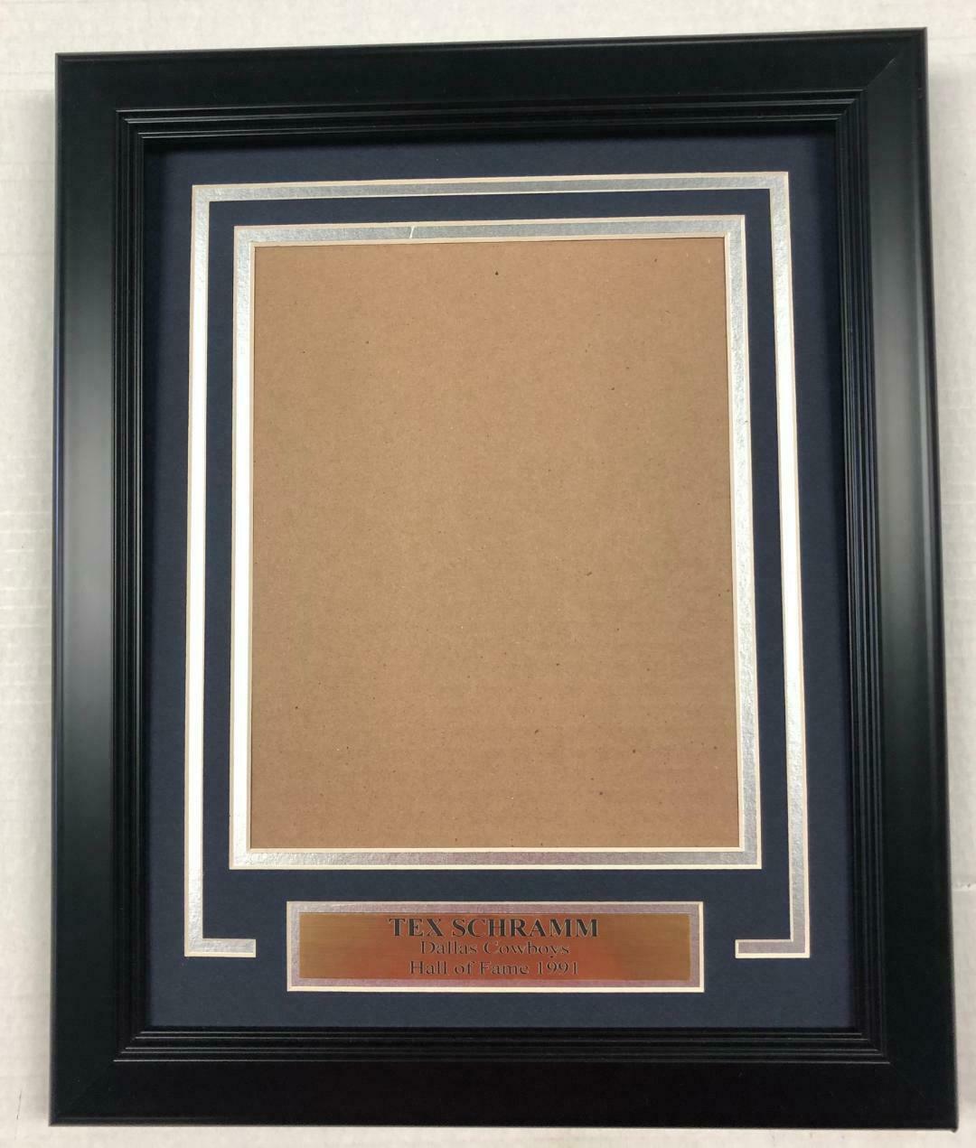 Tex Schramm Dallas Cowboys Framed Kit for 8x10 Vertical Photo
