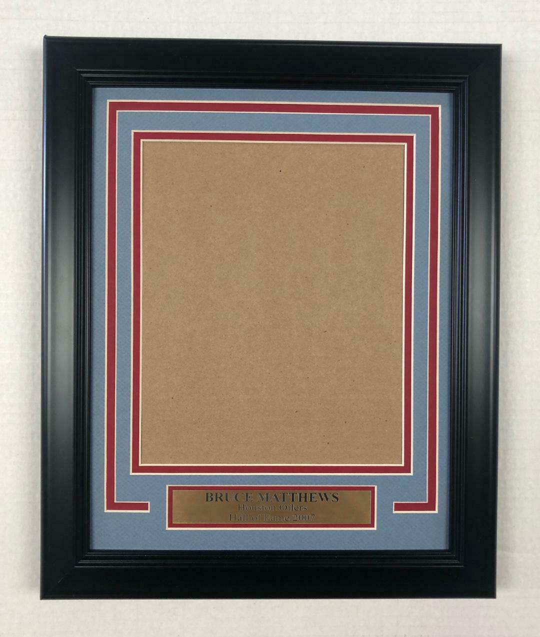 Bruce Matthews Houston Oilers Vertical 8x10 Photo Frame Kit