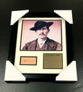 Wyatt Earp Autographed Cut Signature Facsimile Framed 8x10 Photo