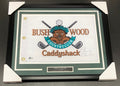 Chevy Chase Ty Webb Bushwood Autographed Caddyshack Golf Flag Framed