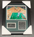 Jayson Tatum Boston Celtics Laser Engraved Autograph Plate Framed 8x10 Photo