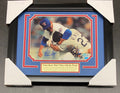 Nolan Ryan Fight Signed Autographed Rangers 8x10 Photo Framed BAS Beckett COA