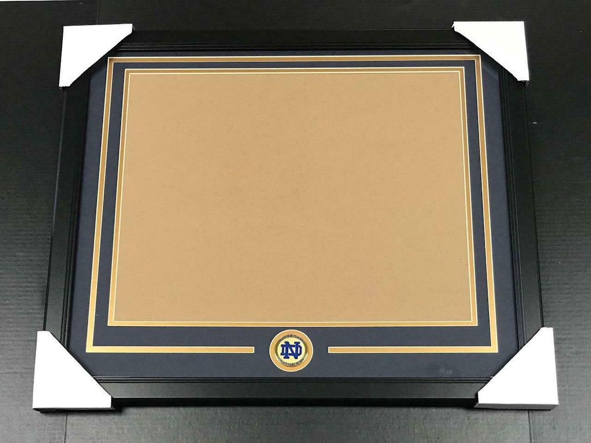 Notre Dame Fighting Irish Medallion Frame Kit 16x20 Photo Double Mat