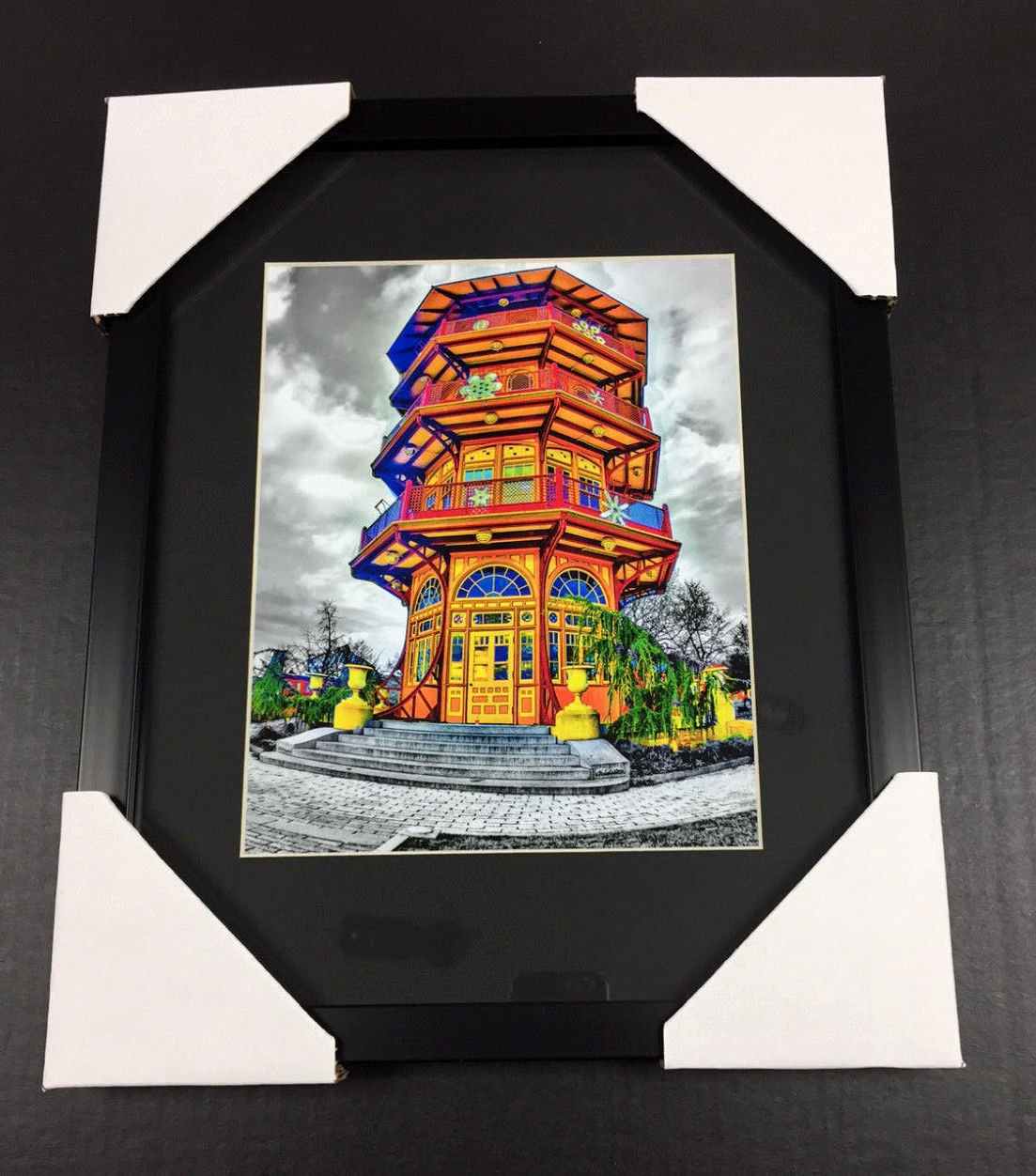 Patterson Park Pagoda Baltimore City MD 8x10 Framed Photo by Local Artist
