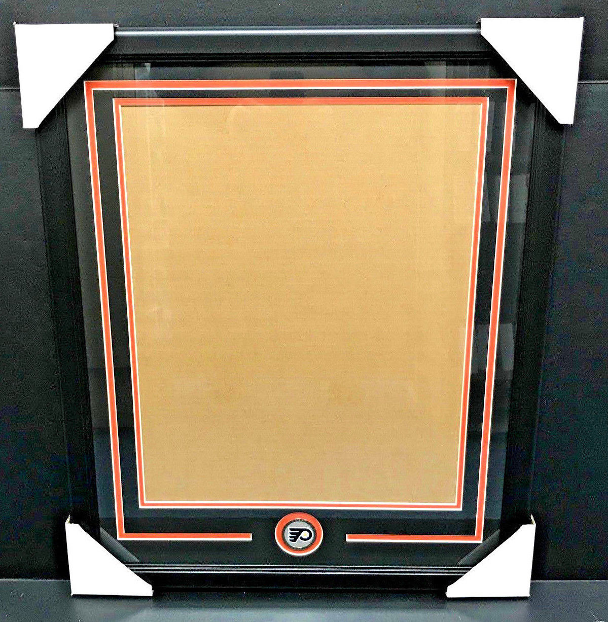 Philadelphia Flyers Medallion 16x20 Photo Double Mat Frame Kit Vertical