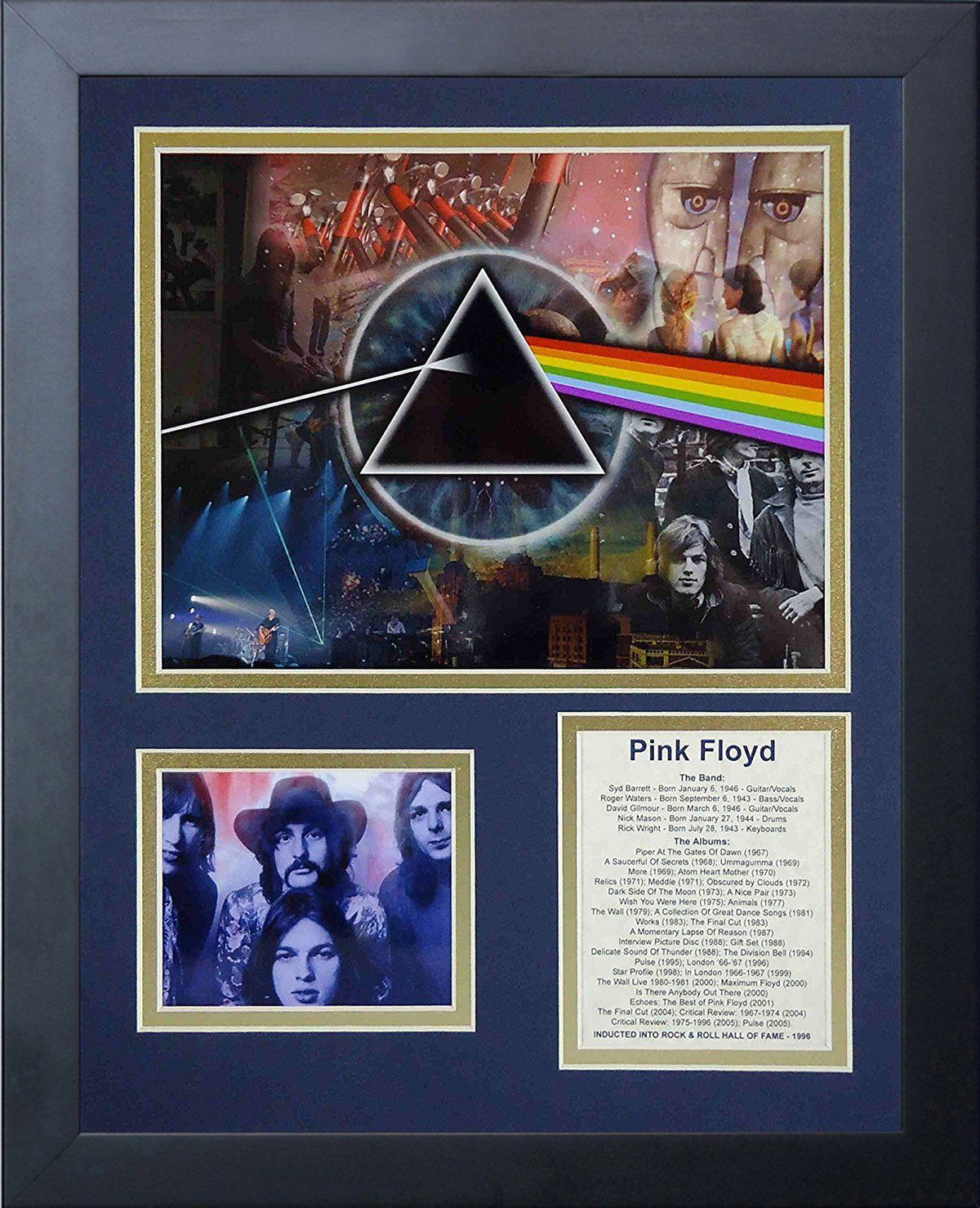 Pink Floyd the Wall Roger Waters Syd Barrett Framed 8x10 Photo