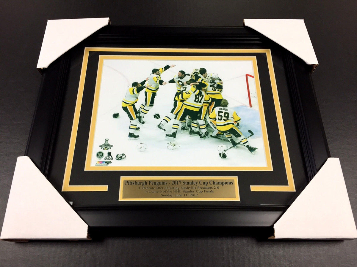 Pittsburgh Penguins 2017 NHL Stanley Cup Champions Team Framed 8x10 Photo #1