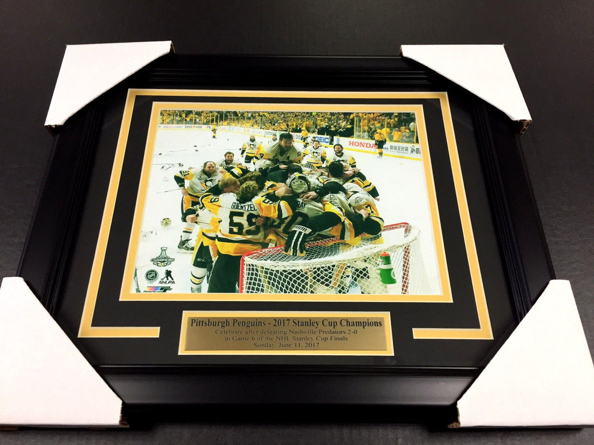 Pittsburgh Penguins 2017 NHL Stanley Cup Champions Team Framed 8x10 Photo #2