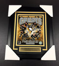 Pittsburgh Penguins 5X Stanley Cup Crosby Framed 8x10 Photo