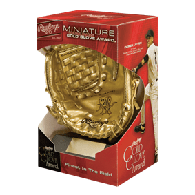 Rawlings Miniature Mini Gold Glove Award