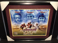 Redskins Mvps Joe Theismann Mark Moseley Autographed Framed 16x20 Photo