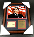 Ronald Reagan Autographed Facsimile Reprint Framed 8x10 Photo 40th President
