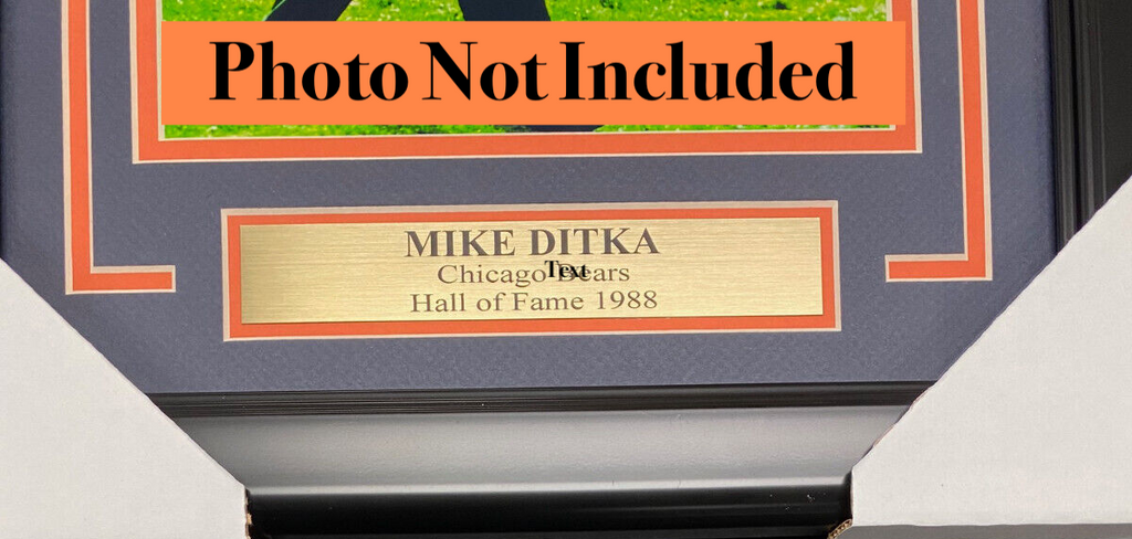 MIke Ditka Vertical 8x10 Frame Kit 4 Your Autographed or Unsigned Photo Framed