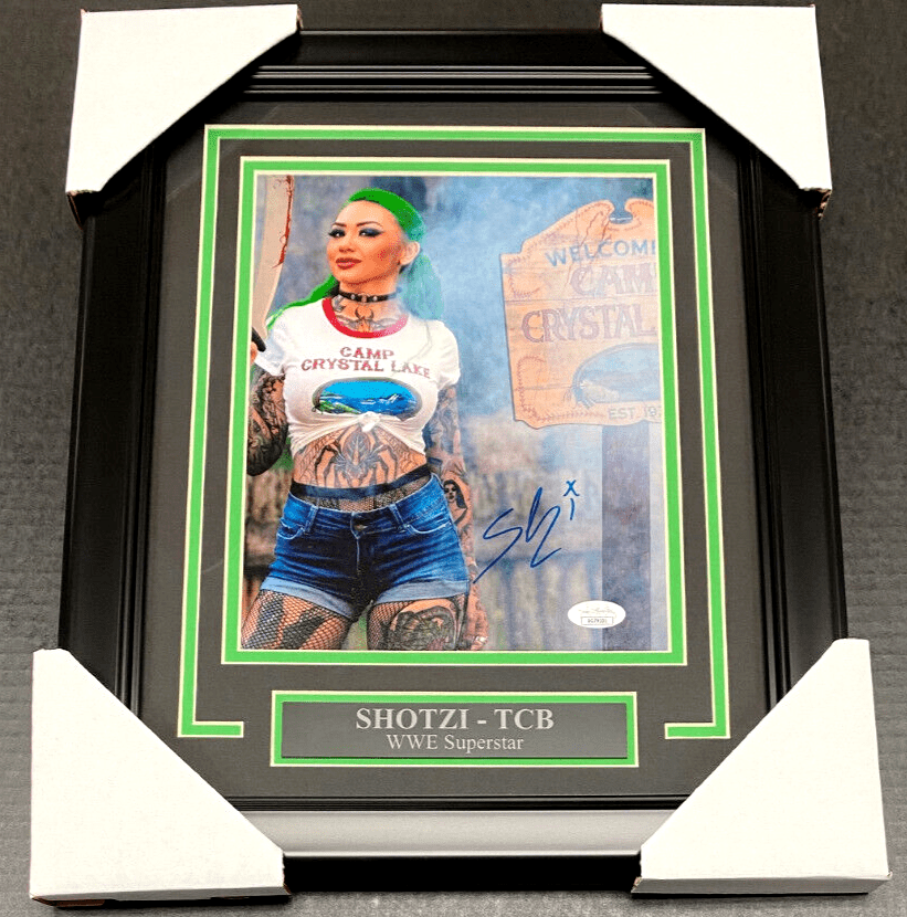 Shotzi TCB Friday the 13th WWE Signed Autographed 8x10 Photo Framed JSA COA