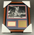 Ted Williams Autographed Cut Signature Reprint Framed 8x10 Photo Boston Red Sox