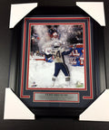 Tedy Bruschi Snow Game New England Patriots Framed 8x10 Photo with Nameplate