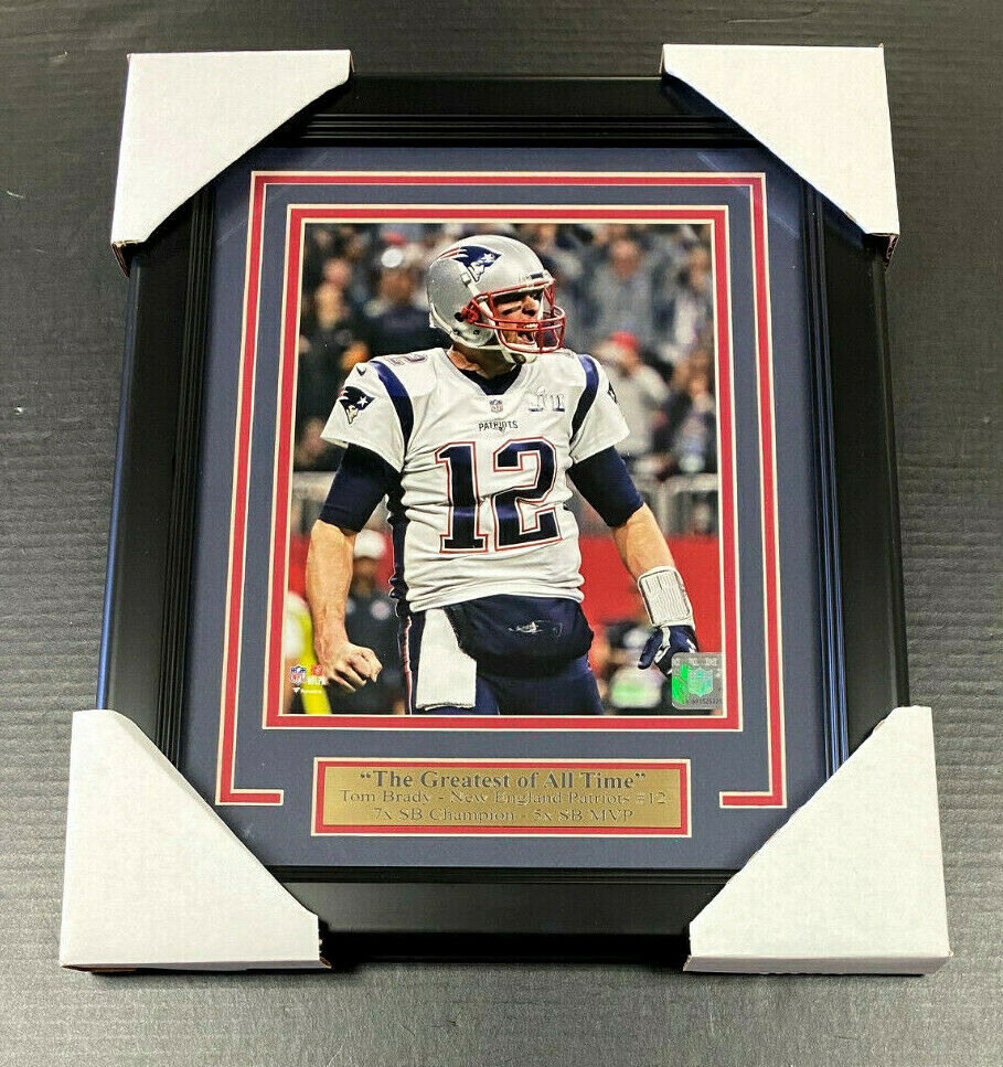 Tom Brady 7x Super Bowl Champion Patriots Framed 8x10 Photo