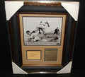 Ty Cobb Autographed Cut Signature Facsimile Reprint Deluxe Framed 8x10 Photo