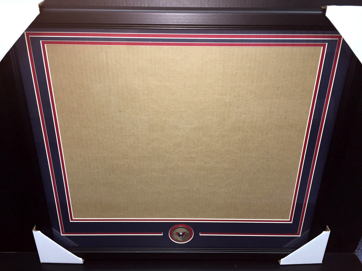 Washington Capitals Medallion Frame Kit 16x20 Horizontal Photo Double Mat
