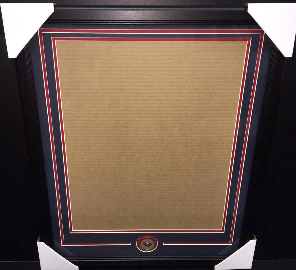 Washington Capitals Medallion Frame Kit 16x20 Vertical Photo Double Mat