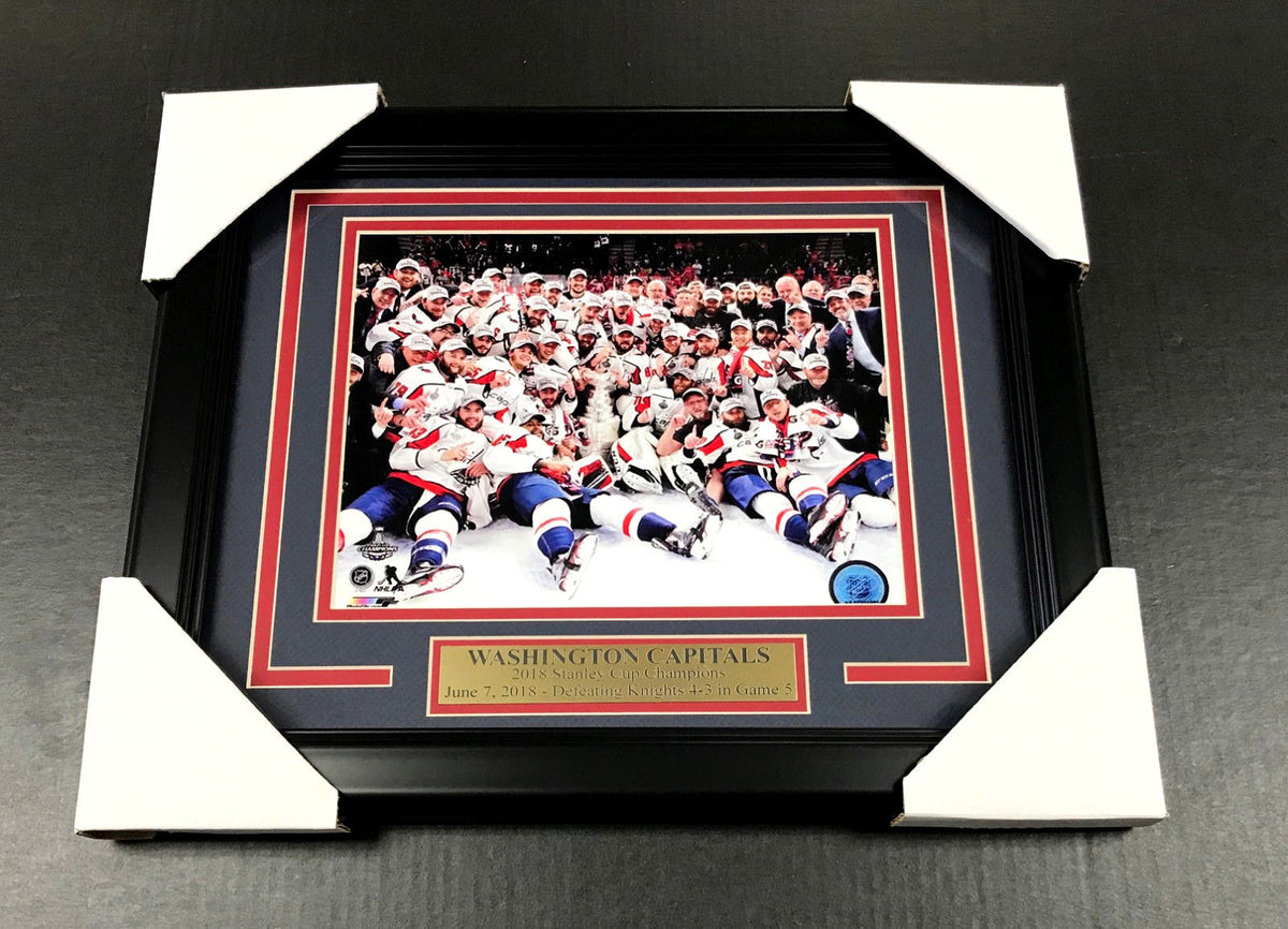 Washington Capitals Team Photo 8x10 Framed #2 2018 Stanley Cup Champions