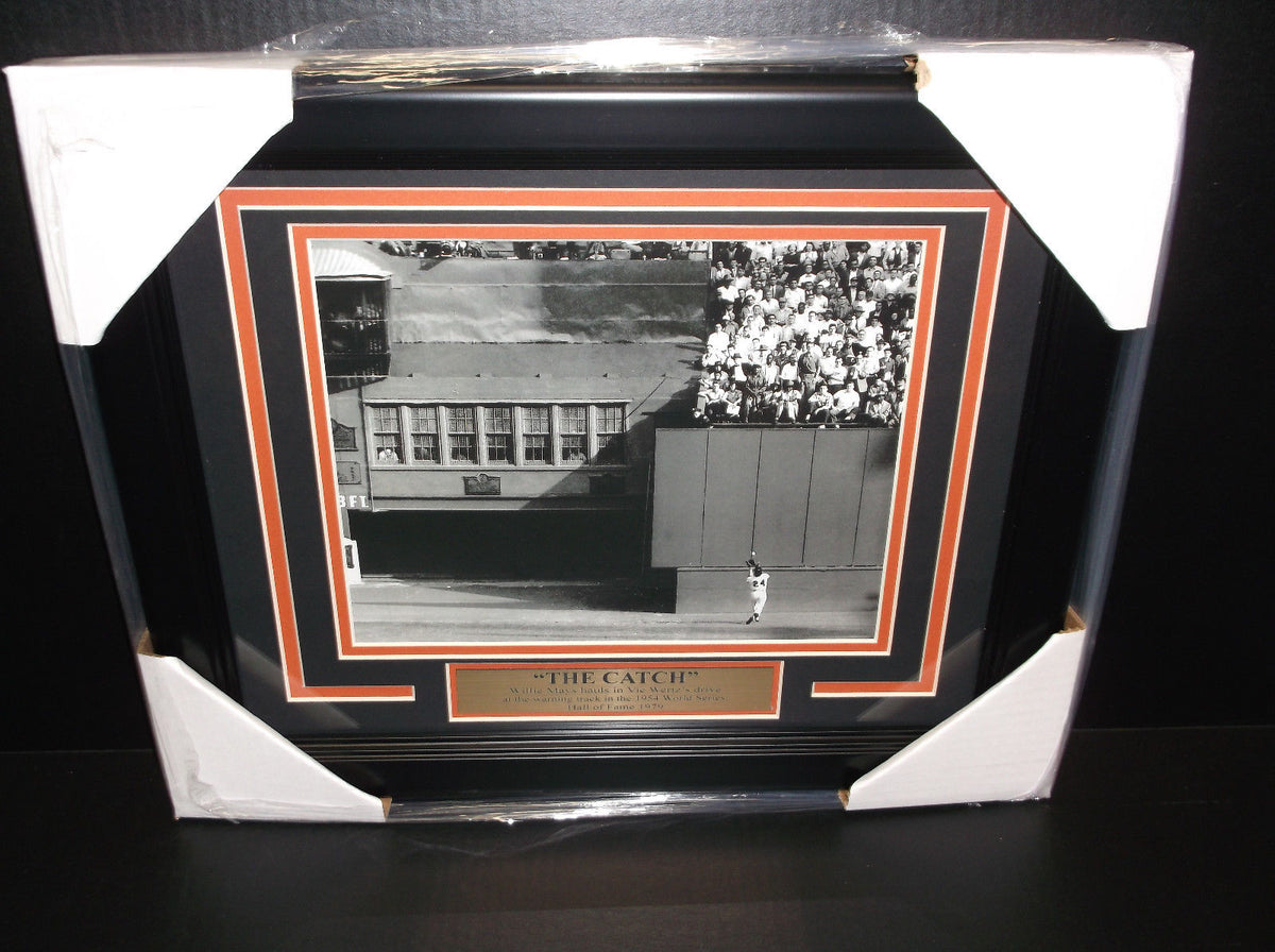 Willie Mays the Catch 1954 New York Giants 8x10 Framed Photo