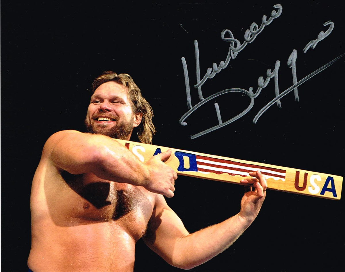 Hacksaw Jim Duggan Autographed 8x10 Photo HOF 2011