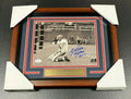 Y.a. Tittle New York Giants Autographed 8x10 Photo Framed JSA COA
